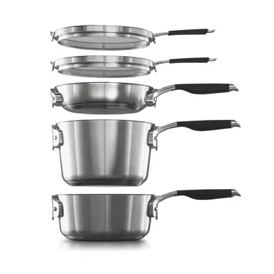 10pc Stainless Steel Space Saving Set