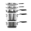 10pc Stainless Steel Space Saving Set