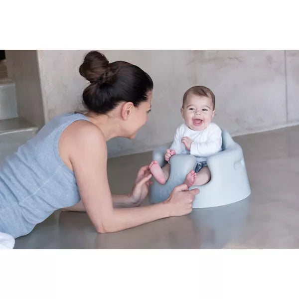Baby Infant Soft Foam Comfortable Floor Booster Seat Supportive Chair with 3 Point Adjustable Safety Buckle Strap Harness