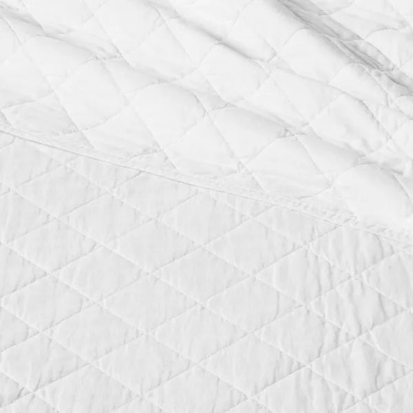 Diamond Stitch Cotton Linen Quilt Full/Queen