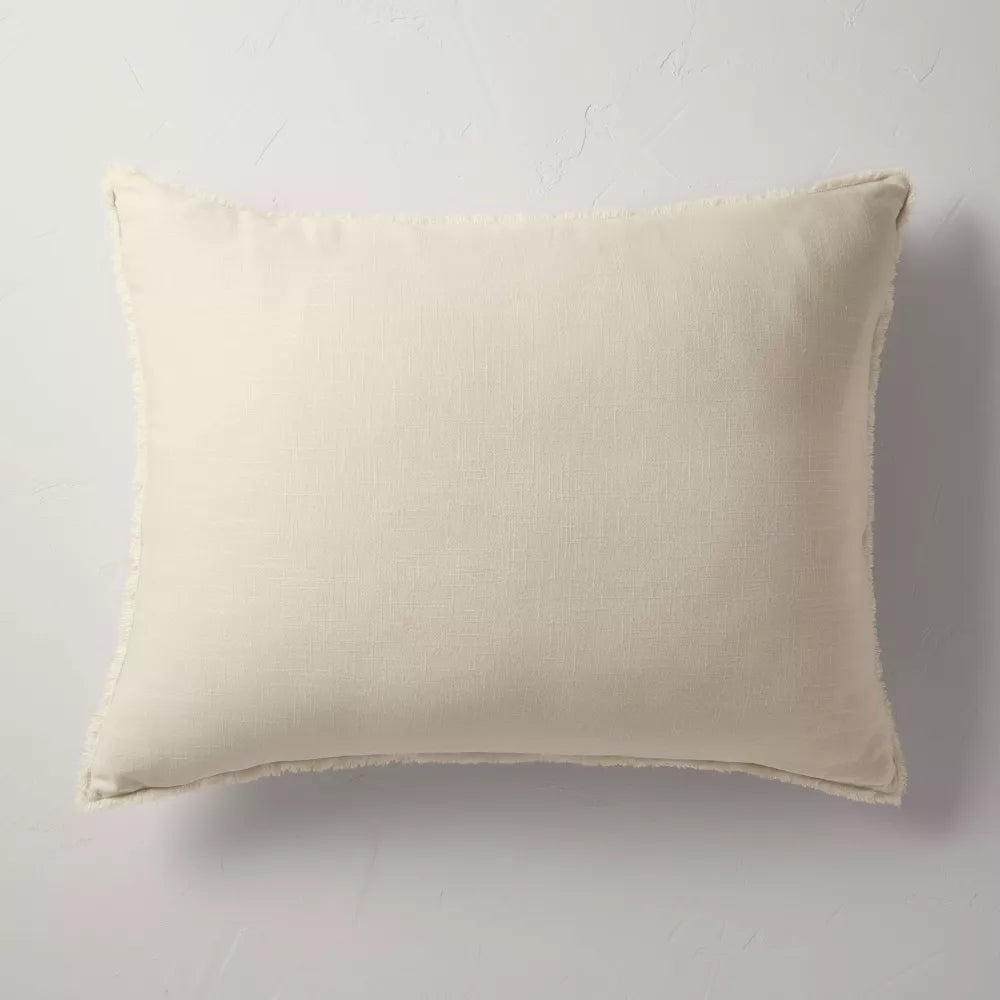 SET OF 2 King Euro Heavyweight Linen Blend Throw Pillow - Casaluna™