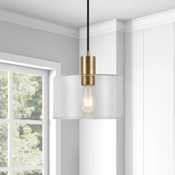 Pendant with Glass Shade
