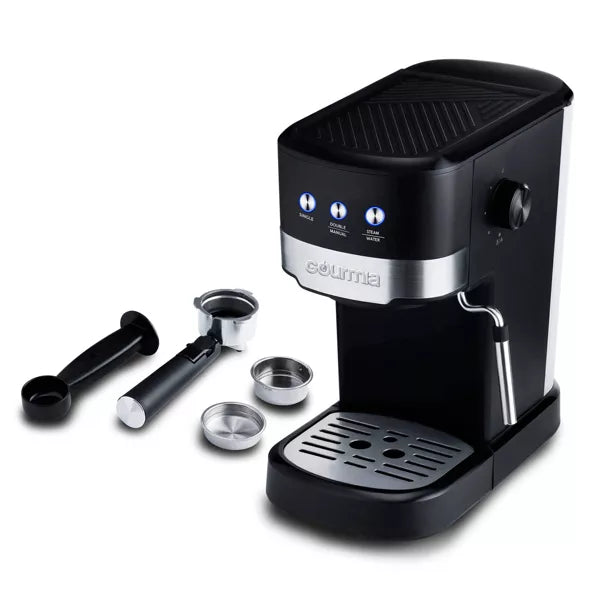 15 Bar Espresso Maker with Powerful Frothing Wand – Black: Electric, Hand Wash