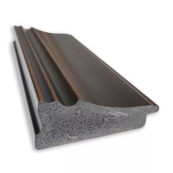 Trio Framed Wall Mirror Oil Rubbed Bronze: Modern Rectangle, Beveled, Wall-Mounted