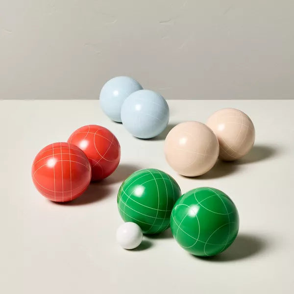 Bocce Ball Set 10pc Lawn Sports, 2-4 Players, Includes Carrying Bag & Pallino