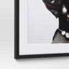 2pc Cultural Framed Wall Posters: Modern Art Lithograph, Black Frame