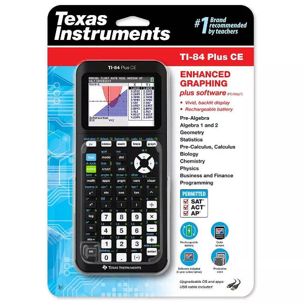 84 Plus CE Graphing Calculator - Black