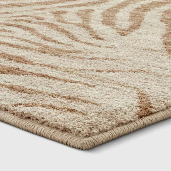 Zebra Stripe Woven Rug 5'x7'