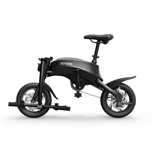 Axle Foldable Step Over Electric Bike - Black