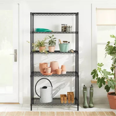 5 Tier Wire Shelving