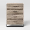 Mixed Material 4 Drawer Dresser