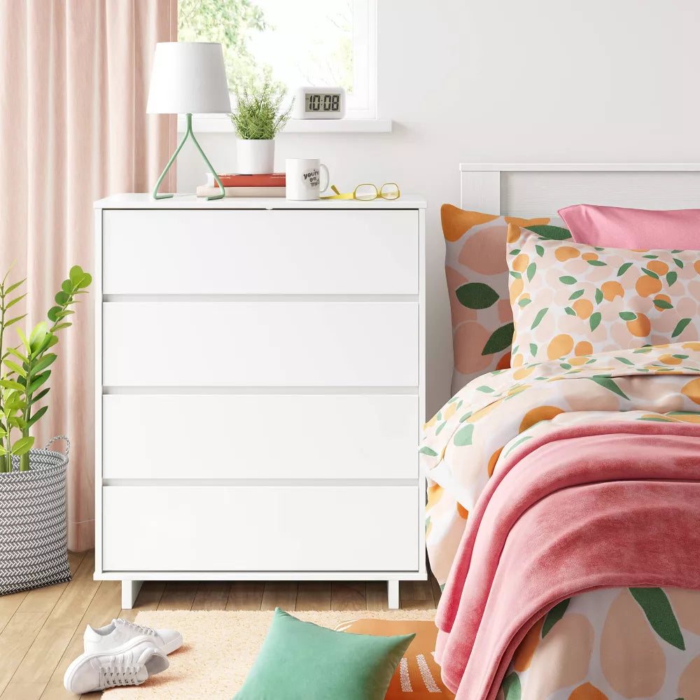 white ikea 3 drawer dresser Modern 3 Drawer Dresser White -Laminated, CARB Certified, Includes Ant –  Salvage & Co Indy