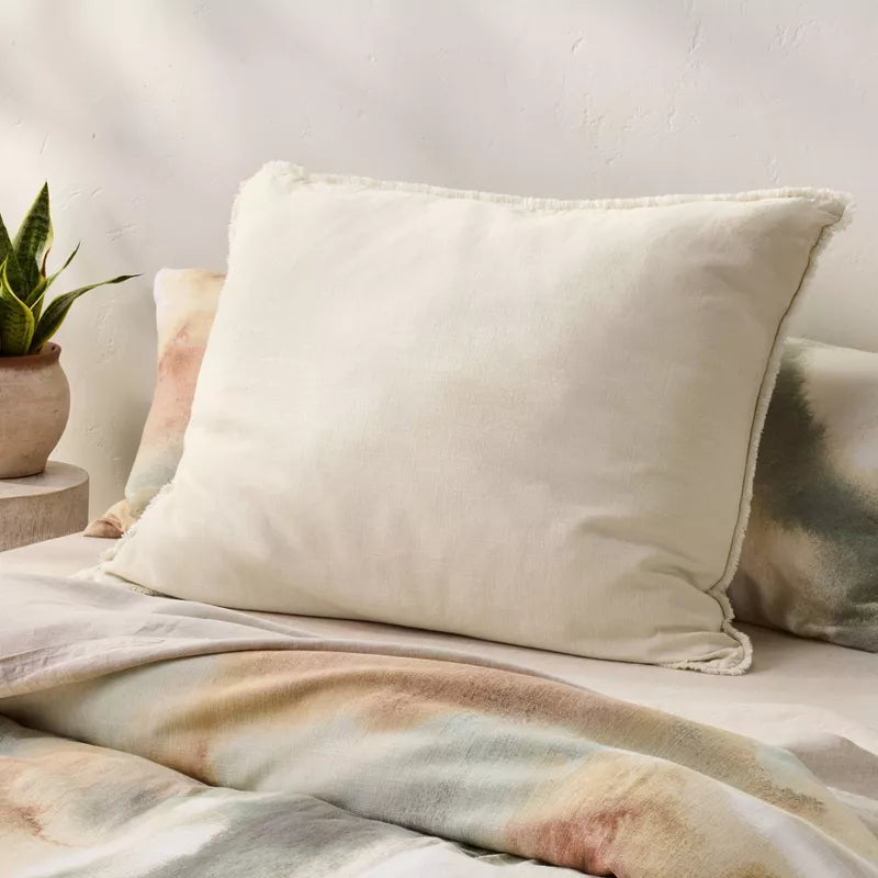 King Euro Heavyweight Linen Blend Throw Pillow