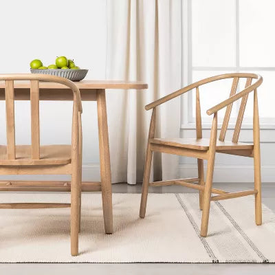 Sculpted Wood Dining Chair