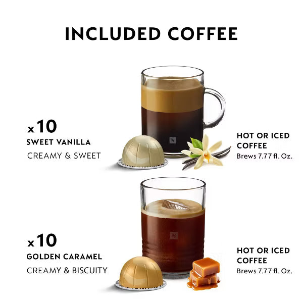 Limited-Edition Vertuo Pop+ Coffee and Espresso Maker Flavored Iced Bundle