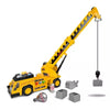 3-N-1 Crane Truck - Large Construction Toy Vehicle with Joystick Controller