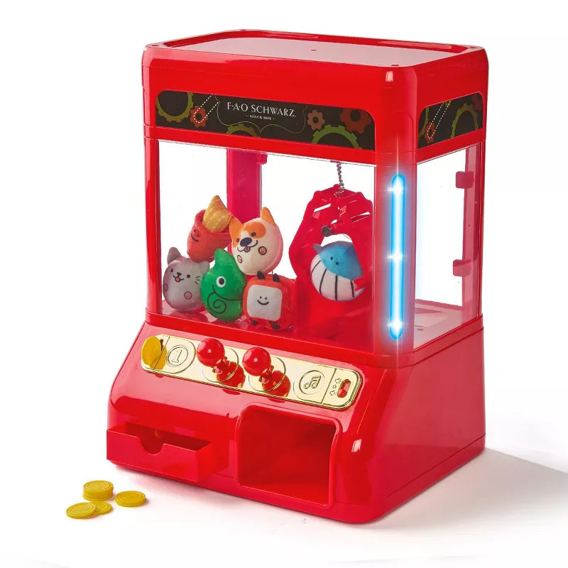 Arcade Claw Game with Plush Prizes