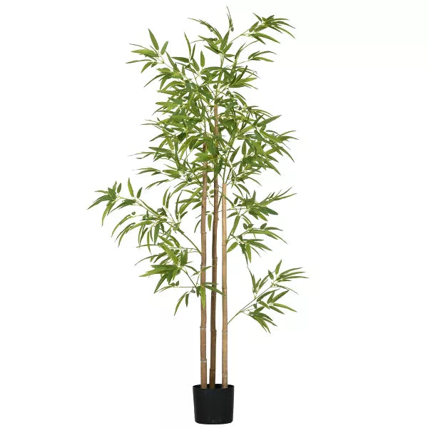 Artificial Bamboo Tree, Potted Indoor Fake Plant