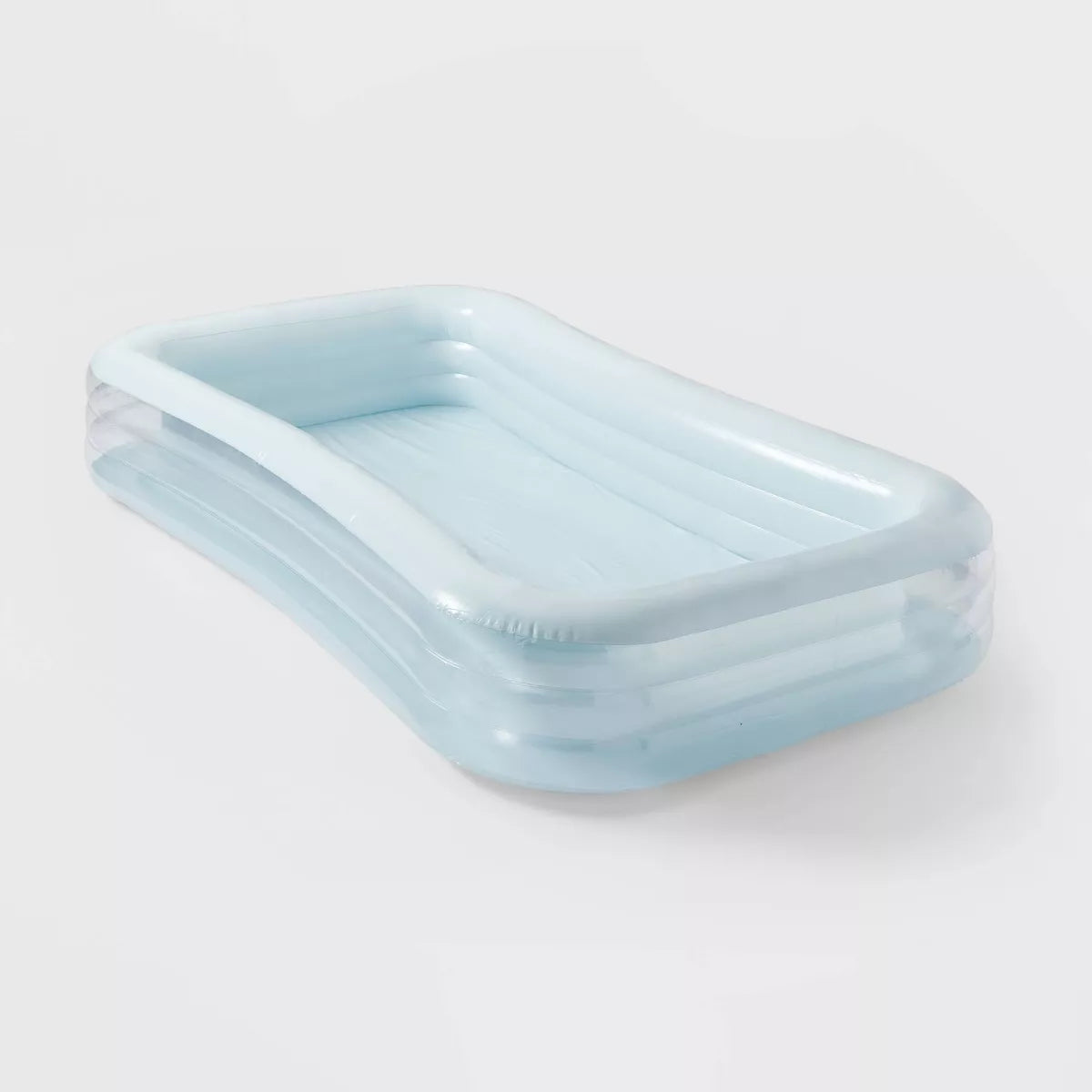 Deluxe Rectangular Family Pool Blue