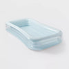 Deluxe Rectangular Family Pool Blue
