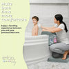 Bath Kneeler and Elbow Rest Pad Set, Non-Slip Design, Includes 4 Toy Pocket Organizers, Waterproof and Easy to Clean