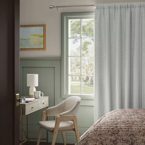 Blackout Henna Window Curtain Panel Gray