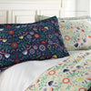 Boho Bloom Oversized Reversible Comforter Set - Twin/Twin XL