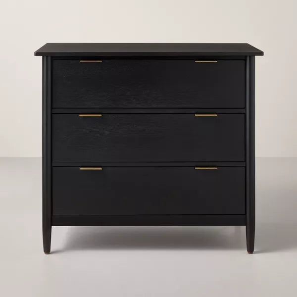 3 Drawer Modern Wood Dresser