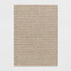 Woven Striped Flatweave Rug Black/Cream - 5' x 7'