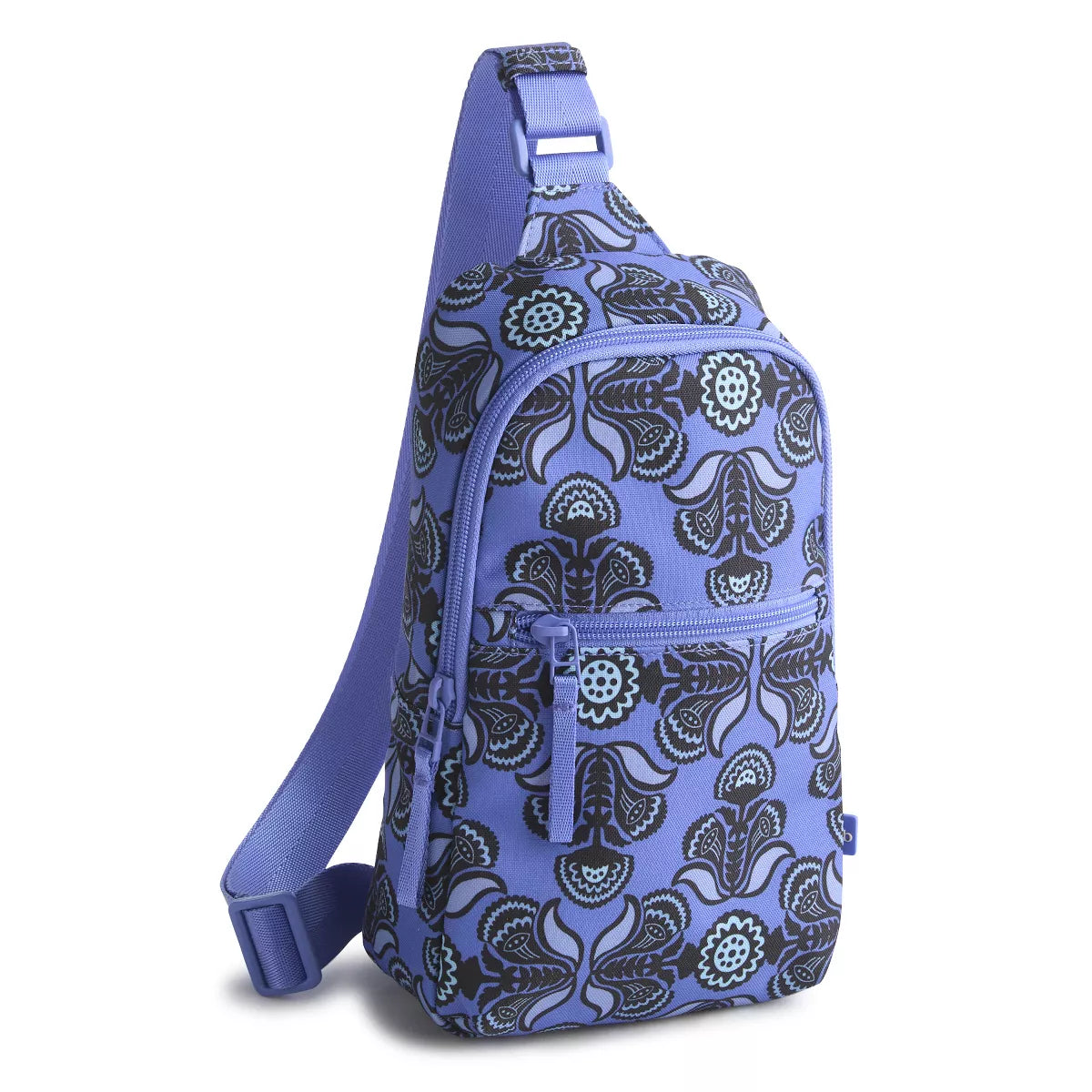 Vera Bradley Outlet Lighten Up Essential Sling Backpack - Baja Blue Tile SHOWROOM ITEM
