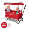 3 in 1 EZ Fold Wagon with Canopy - Red: Steel & Nylon