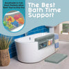 Bath Kneeler and Elbow Rest Pad Set, Non-Slip Design, Includes 4 Toy Pocket Organizers, Waterproof and Easy to Clean