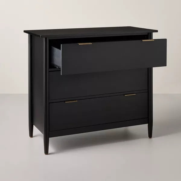 3 Drawer Modern Wood Dresser