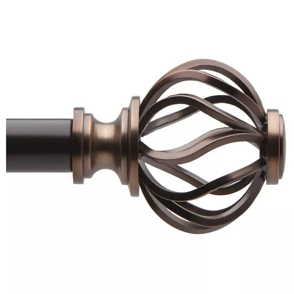 Cagio Curtain Rod - Oil Rubbed Bronze