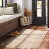 Washable Knitted Stripe Accent Rug 2'6