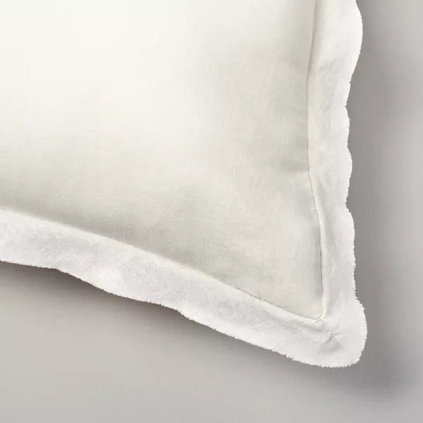 Linen Blend Euro Bed Pillow