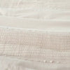 3pc Slub Center Stripe Comforter Set Twilight Taupe King