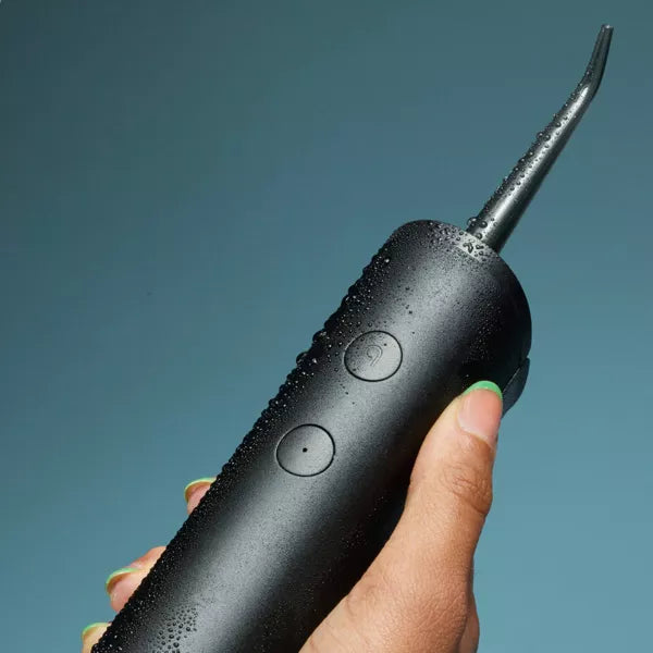 Cordless Rechargeable 2-Pressure Modes Metal Countertop Water Flosser