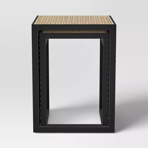 Nesting Accent Table Black/Natural