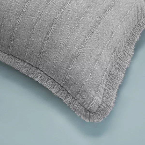 Washed Loop Stripe Lumbar Bed Pillow