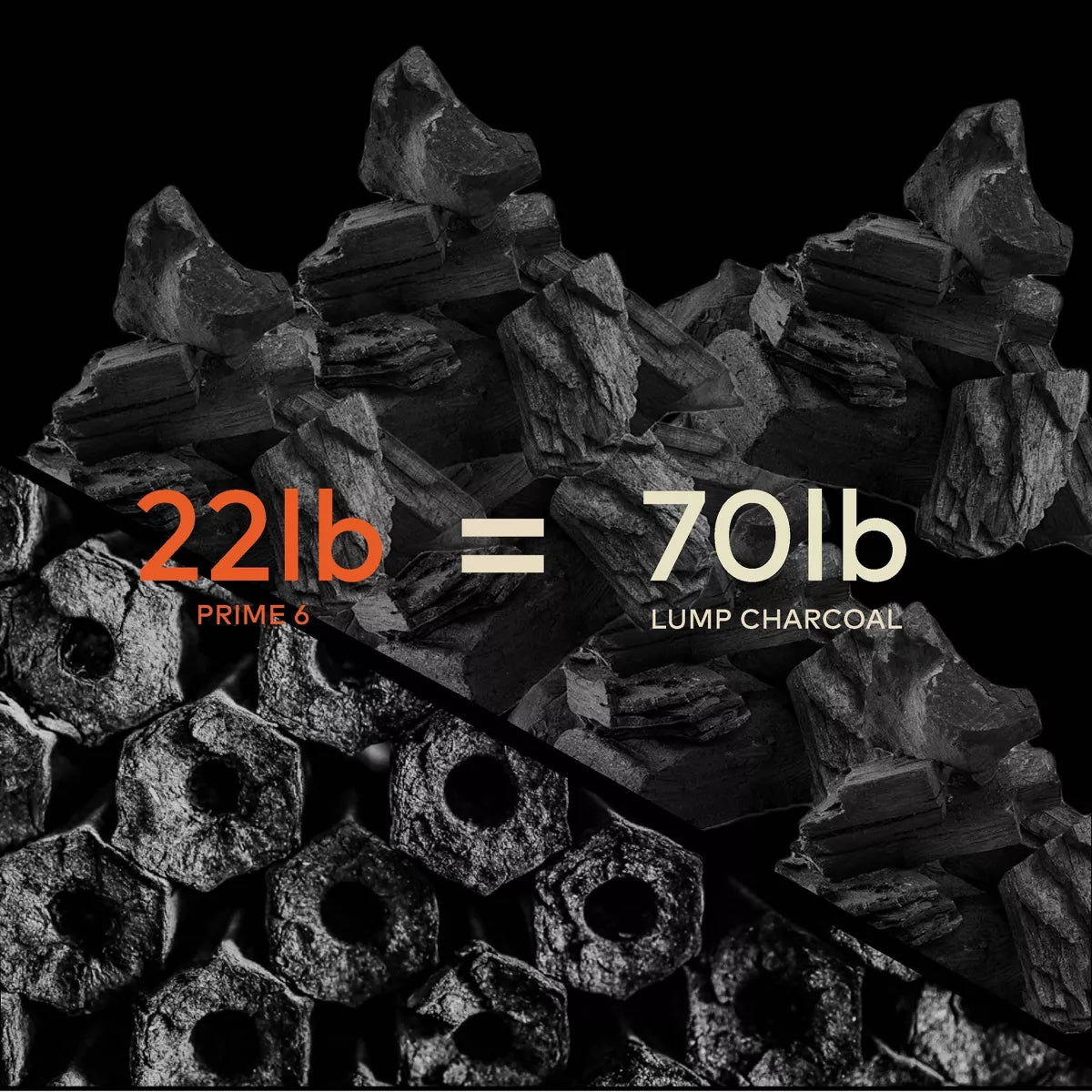 Prime 6 Pro Pack 22lbs Charcoal