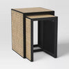 Nesting Accent Table Black/Natural