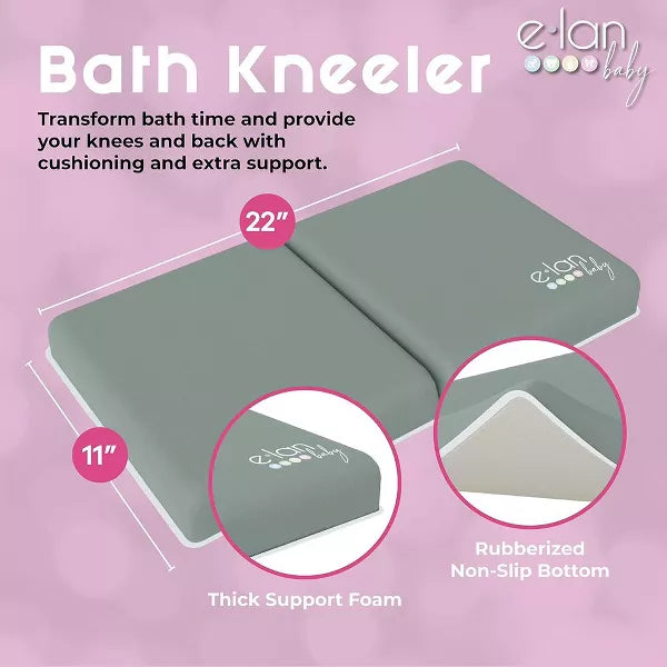 Bath Kneeler and Elbow Rest Pad Set, Non-Slip Design, Includes 4 Toy Pocket Organizers, Waterproof and Easy to Clean