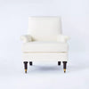 Mercer Rolled Upholstered Armchair with Casters