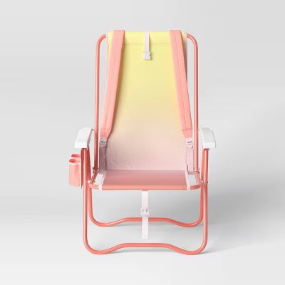 Backpack Chair Pink Ombre