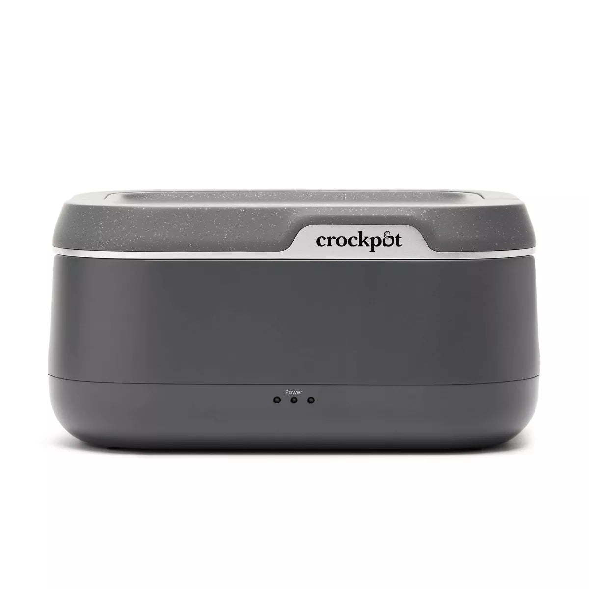 Portable Food Warmer, Electric Lunch Box with Detachable Cord: Stainless Steel, Dishwasher-Safe, Gray