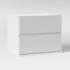2 Drawer Modular Dorm Nightstand White