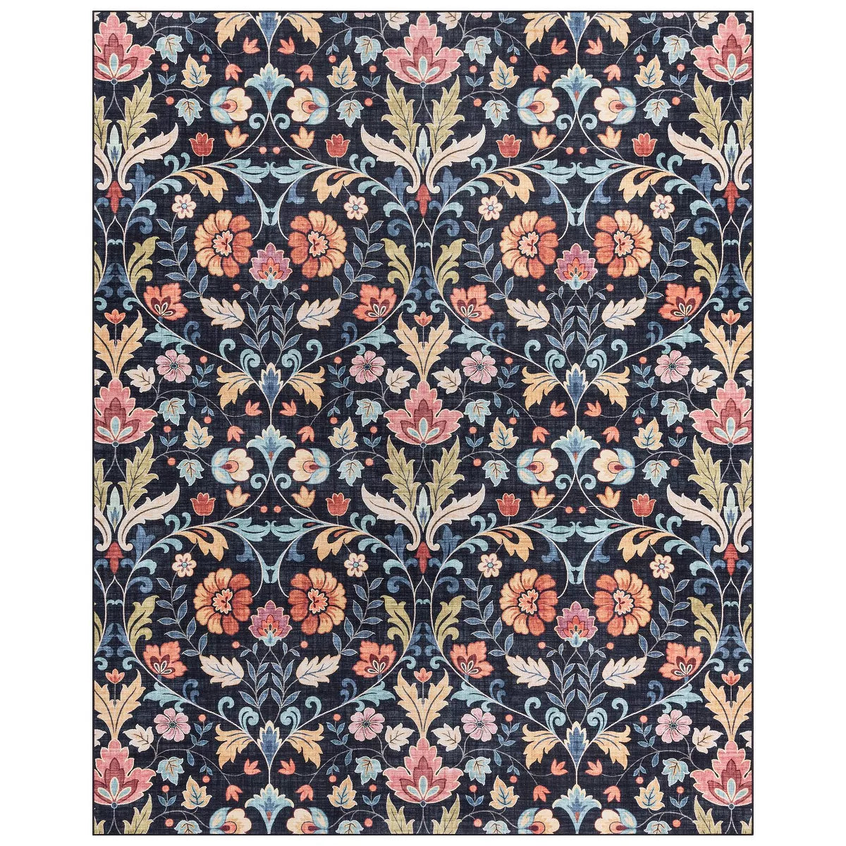 8'x10' Gertmenian Crystal Print Verner Transitional Floral Rug SHOWROOM ITEM