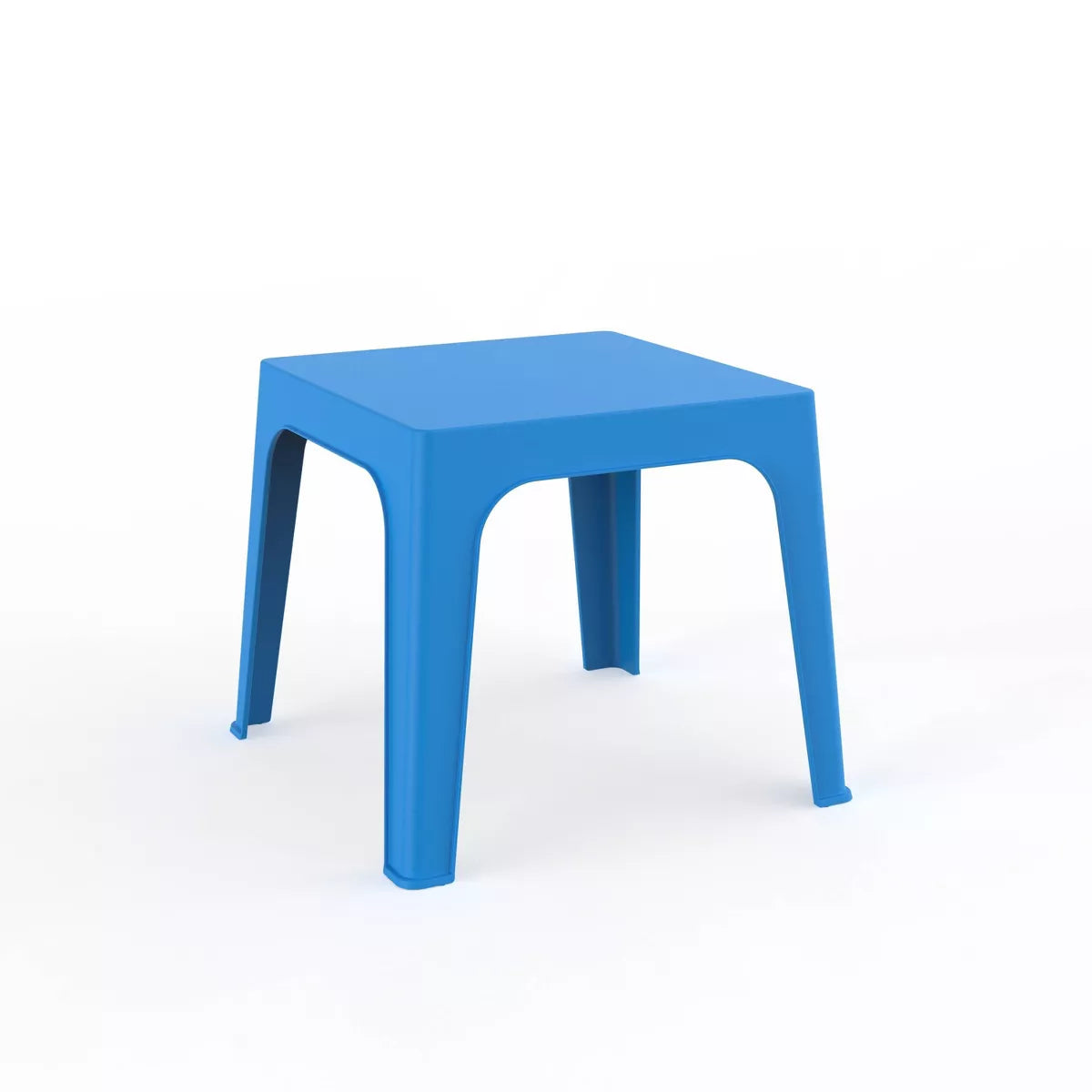 Square Julieta Kids Table: Durable Polypropylene, No Assembly, Indoor & Outdoor Use, UV & Rust Resistant