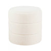Round Upholstered Ottoman - HomePop SHOWROOM ONLY ITEM